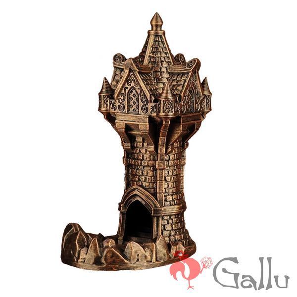 Вежа для кубиків / Дайс-тавер (Dice Tower) &laquo;Wizard&raquo; &ndash; бронза Gl71Wbr фото
