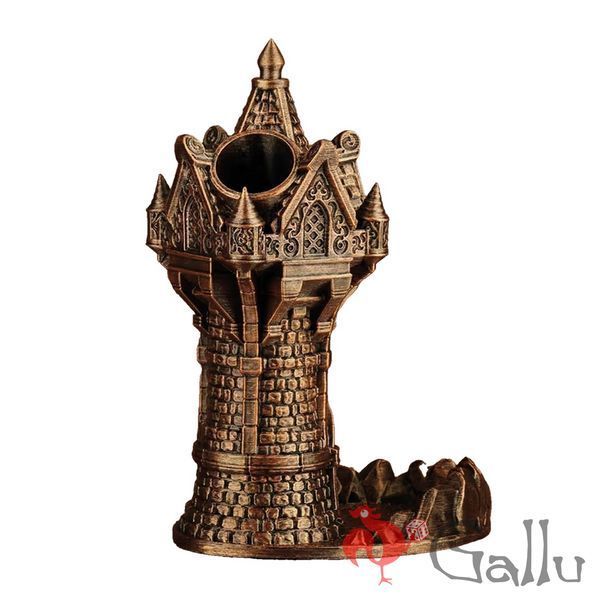 Вежа для кубиків / Дайс-тавер (Dice Tower) &laquo;Wizard&raquo; &ndash; бронза Gl71Wbr фото