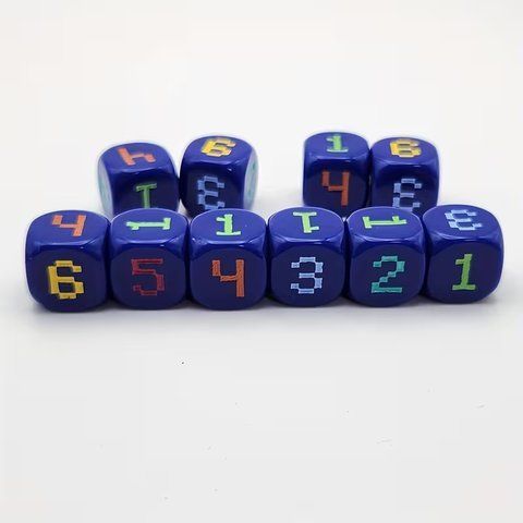 D6 "Pixel" Die GlD6P photo