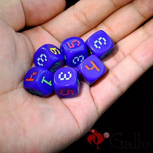 Кубик D6 &laquo;Пиксель&raquo; GlD6P фото