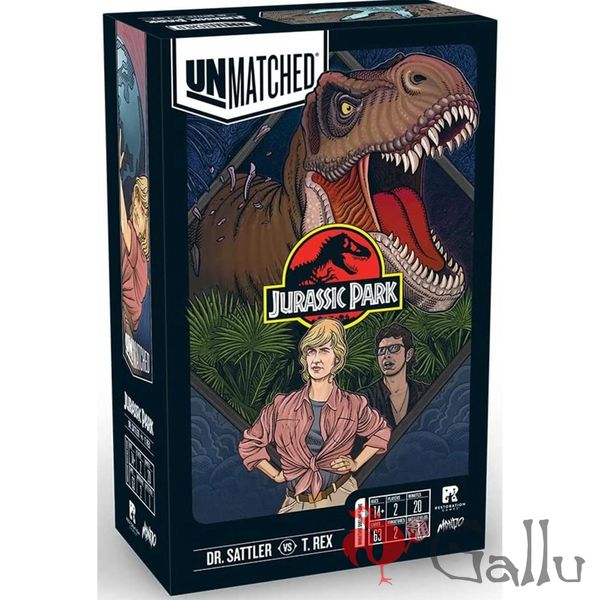 Unmatched: Jurassic Park – Dr. Sattler vs. T. Rex iell015 фото