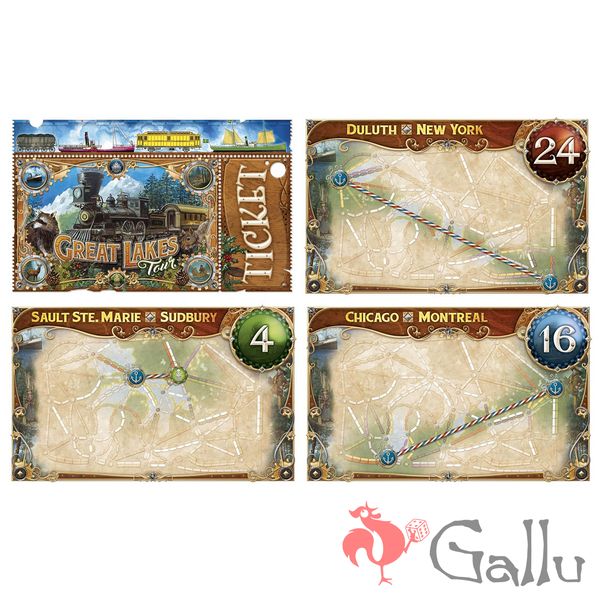 Квиток на потяг: Рейки та вітрила (Ticket to Ride: Rails & Sails) LOB2333UA фото