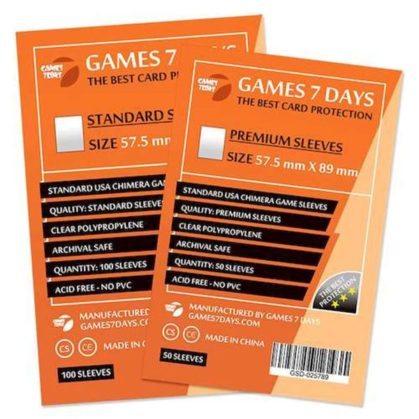 Протектори Games7Days (57,5 x 89 мм) Premium USA Chimera (50 шт) GSD-025789 фото