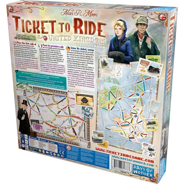 Ticket to Ride: United Kingdom & Pennsylvania DOW720123 фото