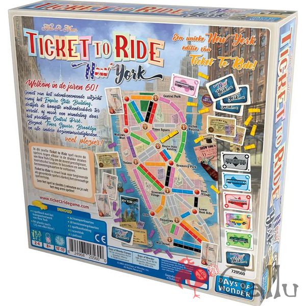 Ticket to Ride: New York (Билет на поезд: Нью-Йорк) (EN) DOW720060 фото