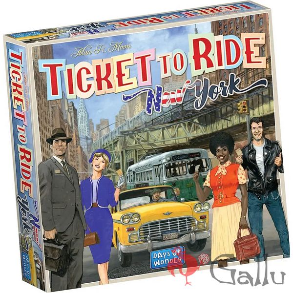 Ticket to Ride: New York (Квиток на потяг: Нью-Йорк) (EN) DOW720060 фото