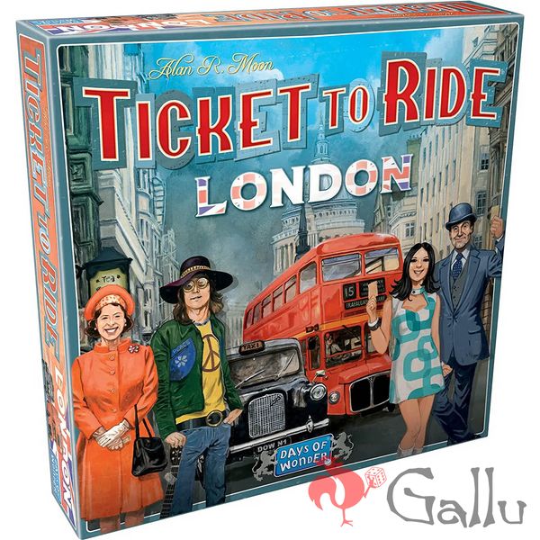 Ticket to Ride: London (Квиток на потяг: Лондон) (EN) DOW720061 фото