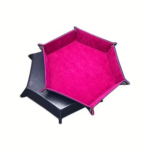 Hexagonal dice tray pink (medium) Gl250pnk photo