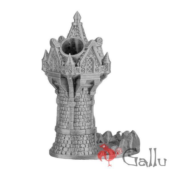 Вежа для кубиків / Дайс-тавер (Dice Tower) &laquo;Wizard&raquo; &ndash; сіра Gl71Gr фото