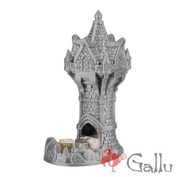 Вежа для кубиків / Дайс-тавер (Dice Tower) &laquo;Wizard&raquo; &ndash; сіра Gl71Gr фото
