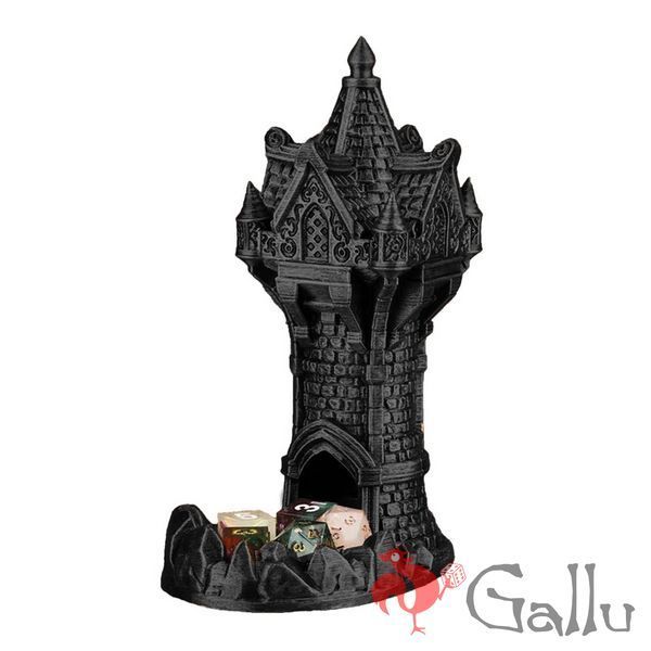 Вежа для кубиків / Дайс-тавер (Dice Tower) &laquo;Wizard&raquo; &ndash; сіра Gl71Gr фото