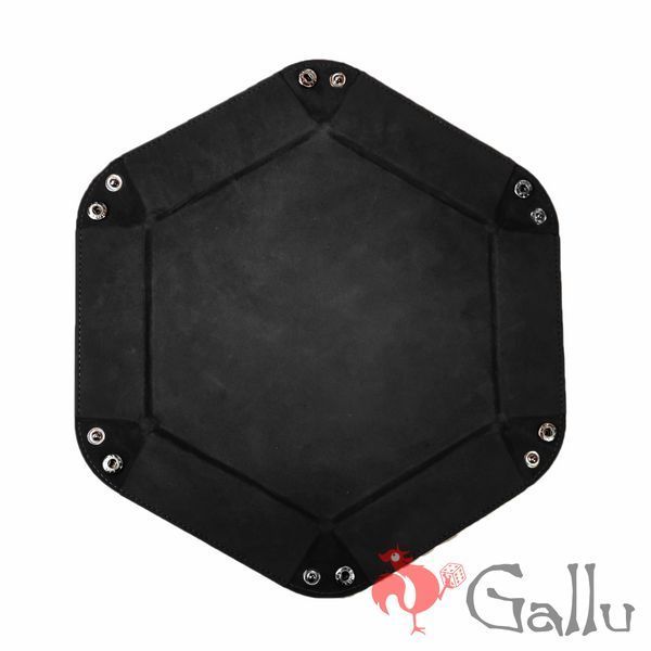 Hexagonal dice tray black (medium) Gl250blk photo