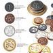 Metal Coins for DnD and Board Games with Denominations Gl74MC photo 2