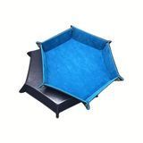 Hexagonal dice tray blue (medium) Gl240bl photo